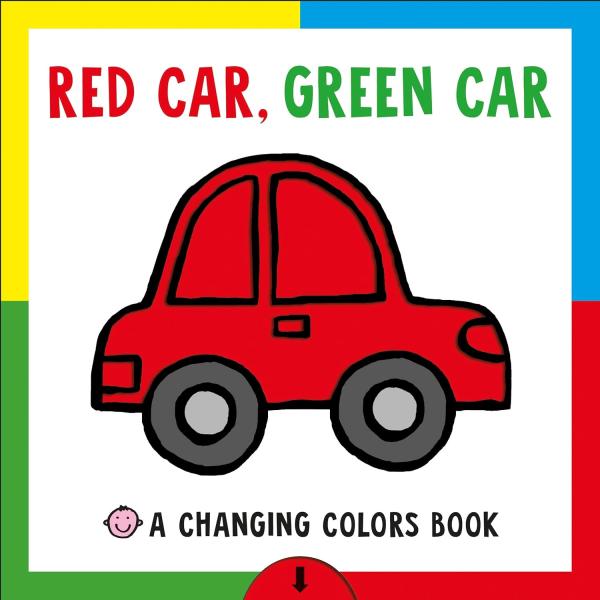 RED CAR，GREEN CAR（英語絵本）色　5 〜 6 歳　ボードブック　