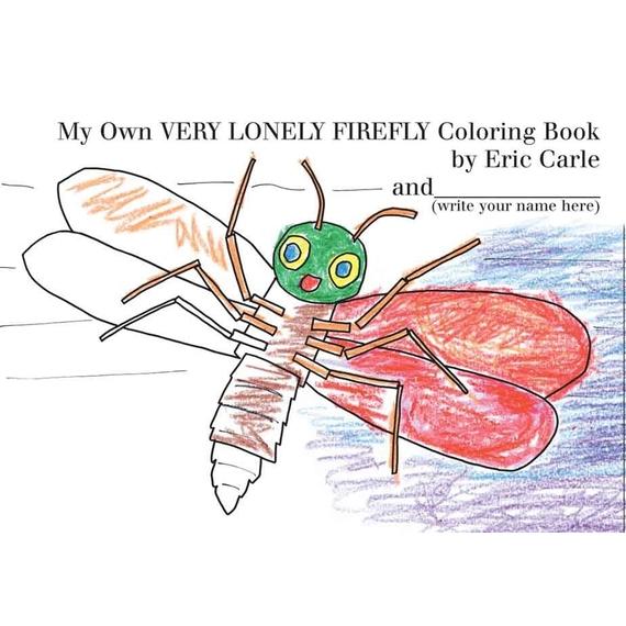 MY OWN VERY LONELY FIREFLY COLORING BOOK（英語）さびしがりや...