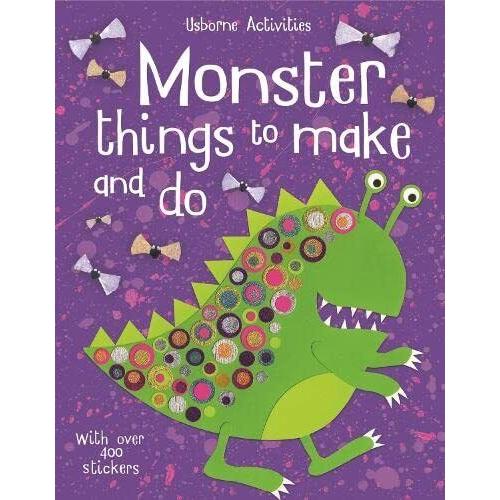 MONSTER THINGS TO MAKE AND DO（英語絵本）アクティビティブック　ステッカ...