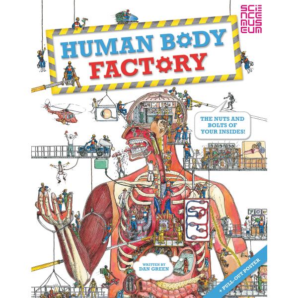 THE HUMAN BODY FACTORY　人間の体のしくみ（英語版）　ハードカバー版　ギフト　プ...