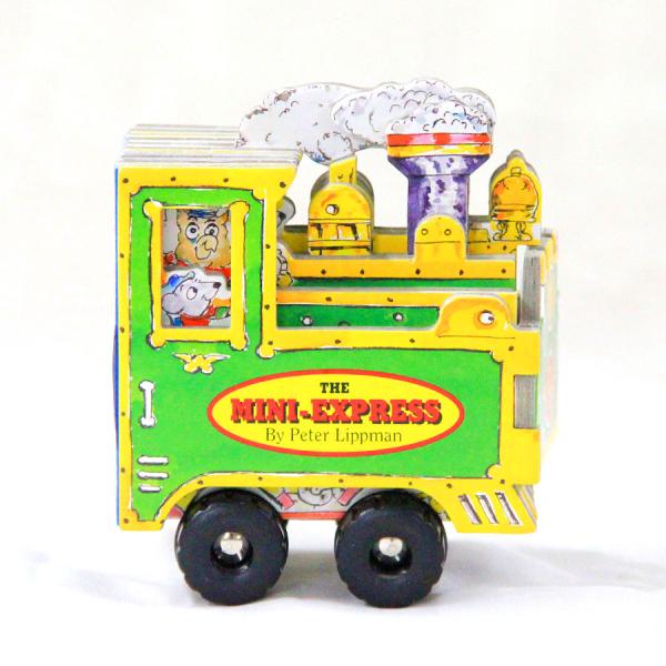 MINI-WHEELS BOOKS：THE MINI-EXPRESS　ボードブック　幼児用　しかけ絵...