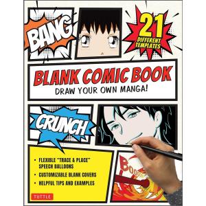 BLANK COMIC BOOK【予約注文商品】【注文後約１ヵ月程度で発送】マンガ　ノート　メルビン・カーリング　ペーパーバック【言語：英語】｜nippanips