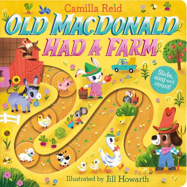 OLD MACDONALD HAD A FARM（英語絵本）しかけ絵本　ボードブック　3 〜 6 歳...