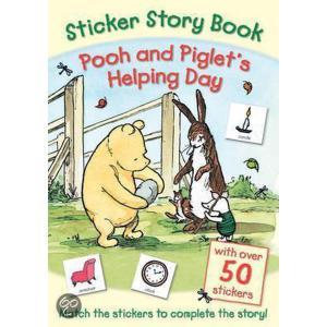 WINNIE-THE-POOH STICKER STORY BOOK（英語絵本）クマのプーさん　ステッカー　外国の絵本　ペーパーバック
