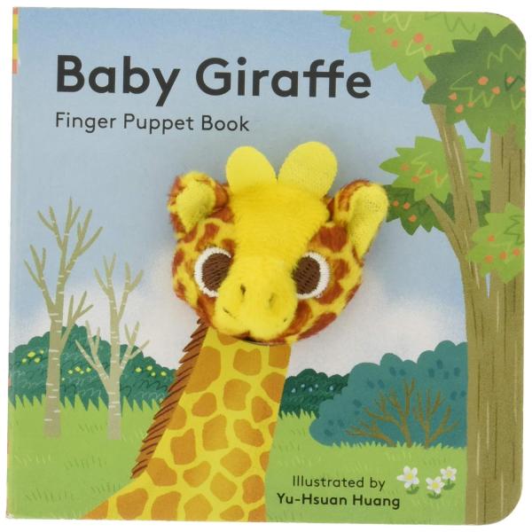 BABY GIRAFFE:FINGER PUPPET BOOK（英語絵本）しかけ絵本　指人形　ギフト...
