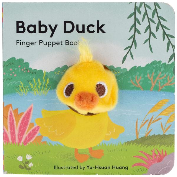 BABY DUCK:FINGER PUPPET（英語絵本）指人形　ギフト　幼児 〜 3 歳　ボードブ...