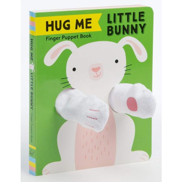 HUG ME LITTLE BUNNY:FINGER PUPPET BOOK（英語絵本）しかけ絵本　...