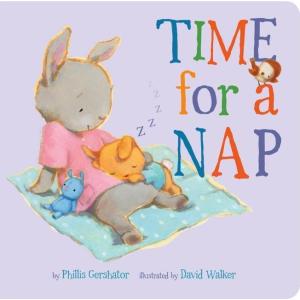 TIME FOR A NAP　おひるねしましょ（英語絵本）0 〜 3 歳　読み聞かせ　ボードブック　家族　寝かしつけ