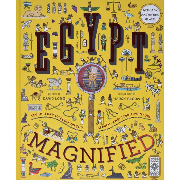 EGYPT MAGNIFIED　エジプト（英語版）　ハードカバー版　ギフト　プレゼント　学習図鑑