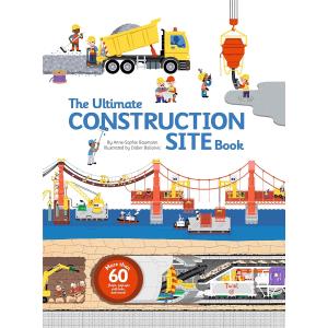 THE ULTIMATE CONSTRUCTION SITE BOOK（英語絵本）うごかす！めくる！こうじげんば　しかけ絵本　工事現場　5 〜 8 歳　外国の絵本　ハードカバー｜nippanips