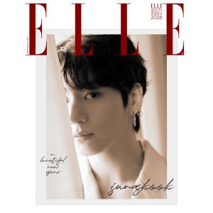 ELLE KOREA 2026年1月号　Eパターン　表紙：JUNGKOOK (BTS)【言語：韓国語】
