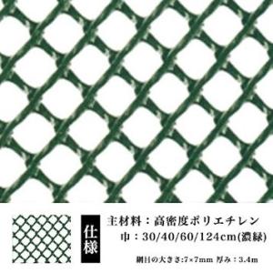 防鳥 防獣 ネトロンネット AN-1 濃緑 1240mm×2m 切り売り 菱目 タキロンシーアイ 雨どい 園芸 フェンス 侵入防止 獣害対策 保護 ネトロンシート｜nippon-clever