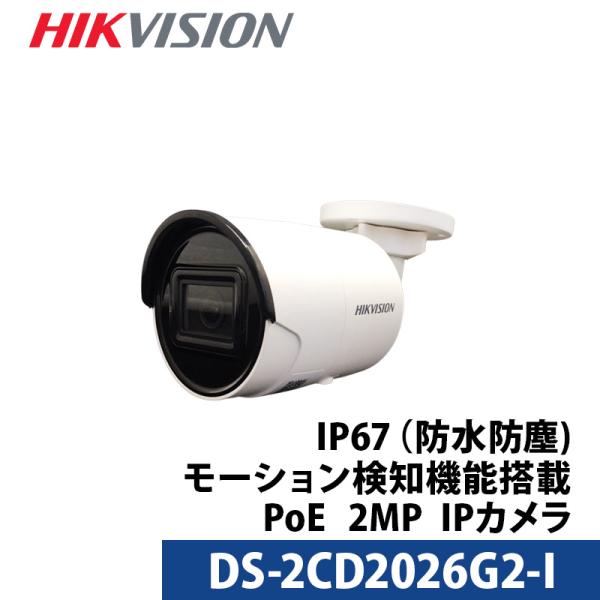 防犯カメラ 屋外 243万画素 HIKVISION 動体検知 IP カメラ電源不要 スマホ監視 Po...
