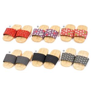 竹皮表スポンジスリッパ / 工芸品 涼しい 夏 祭り 盆 草履 和風 スリッパ