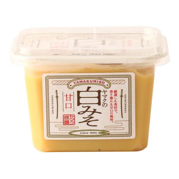 味噌 [ヤマク食品] ヤマクの白みそ 甘口 カップ 375g /米みそ 白みそ 徳島県 カップ入り味...