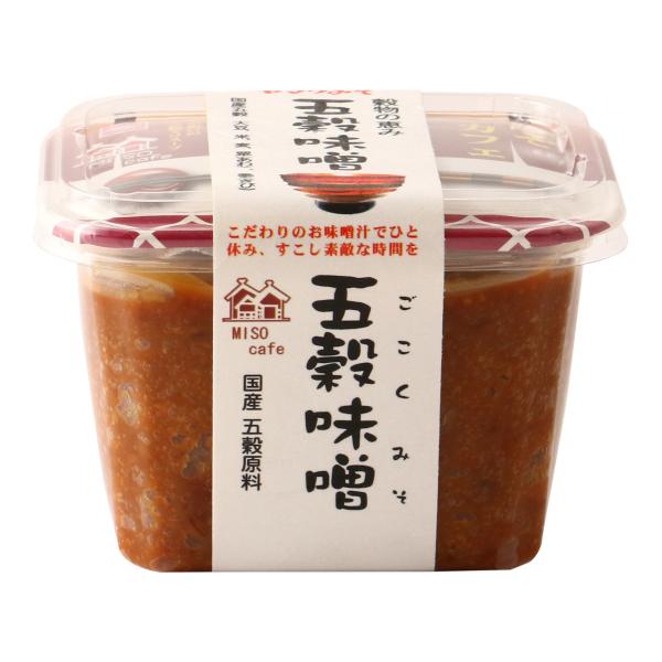 味噌 [ヤマク食品] 五穀味噌 カップ 375g /調合みそ 五穀 五穀原料 みそしる みそ汁 味噌...