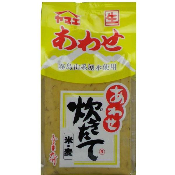 [ヤマエ食品] 味噌 炊きたて あわせ 1kg /宮崎 醤油 甘い たれ 万能 麦 みそ しょうゆ ...