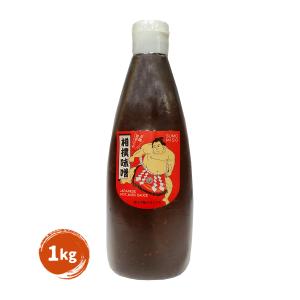 味噌 [鶴味噌醸造] 相撲味噌 1kg /鶴味噌 相撲味噌 福岡県 ソースタイプ 味噌ダレ ツルみそ