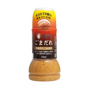 タレ ウヅラ ごまだれ 230ml /胡麻ダレ ごまたれ 有機ごま 有機ゴマ 調味料 お鍋 麺 うどん サラダ 和え物 ウヅラ酢 岡山県｜nipponmarche