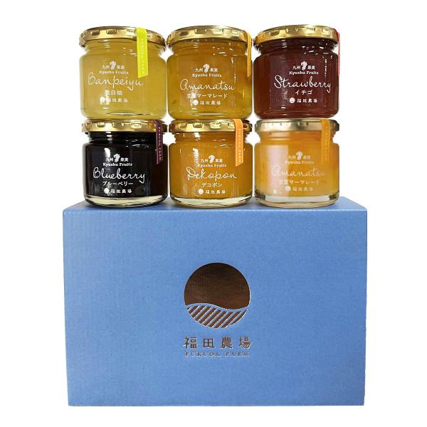 ジャムギフト [福田農場] くまもとジャムギフト 6個セット /熊本県産 フルーツ 国産 こだわり ...