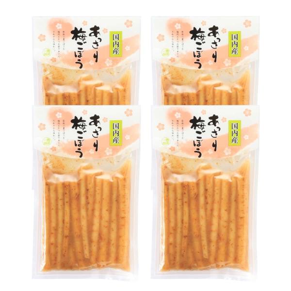 送料無料[おばねや]酢漬 あっさり梅ごぼう 150g×4袋/つけもの/漬物/ごぼう/ゴボウ/梅ごぼう...