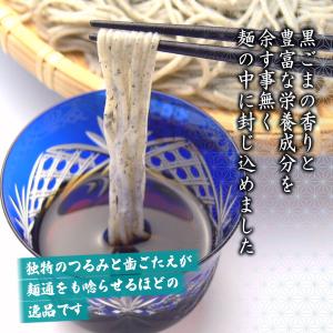 黒ゴマ麺 めんの山一 手延べ黒ごま麺 900g...の詳細画像2