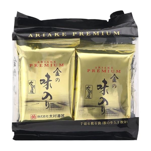 のり 木村海苔 金の味のり6P 7切6枚6袋 /のり 海苔 国産 有明海 ごはんのお供 白ご飯 熊本...