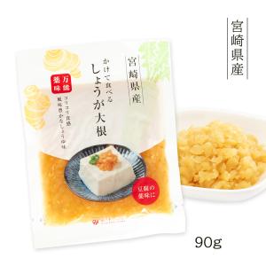 [道本食品] 漬物 かけて食べる しょうが大根 90g /宮崎県 万能薬味 簡単便利 コリコリ食感