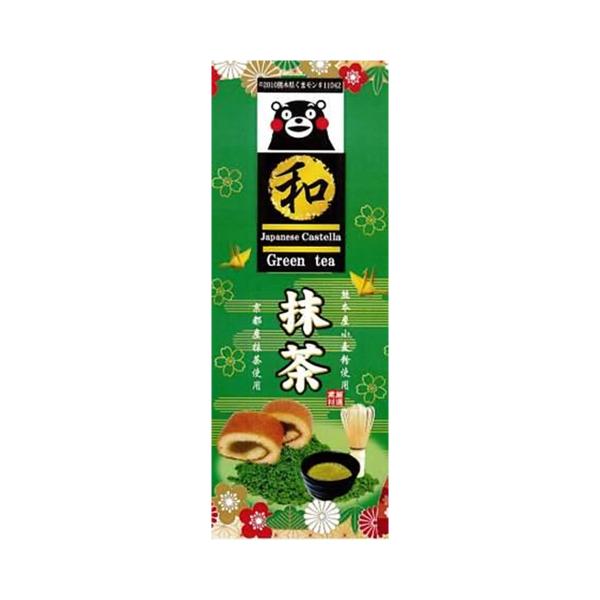 [イソップ製菓] 和菓子 抹茶細箱A  1本/熊本/和菓子/あん/小豆/お土産/抹茶あん/巻き