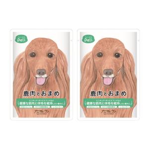 ペットフード ベストアメニティ ちょいのせDeli 鹿肉とおまめ 60g×2個セット /ペットフード ドッグフード ペット用品 国産 トッピング 成犬用 犬用ごはん 健康