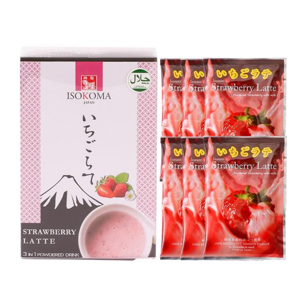 ラテ 磯駒海苔 いちごラテ 80g(16g×5袋)×4個セット /ラテ いちご 国産 静岡 手土産 ...