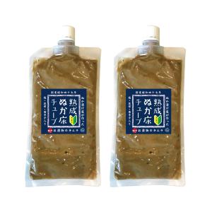 ぬか床 キムラ漬物宮崎工業 熟成ぬか床チューブ 180g×2個セット /熟成ぬか床 ぬか床 ぬかどこ 糠床 ぬか漬け 糠漬け 漬物 発酵 チューブタイプ 手軽 簡単