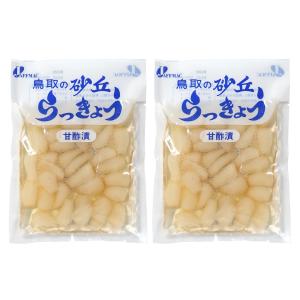送料無料 らっきょう漬け ジャフマック 砂丘らっきょう甘酢漬 110g×2袋セット /おつけもの らっきょう漬け ラッキョウ