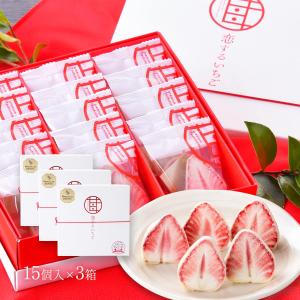 静風] いちご菓子 恋するいちご 10個 赤箱入り×3箱セット /いちご王国