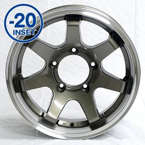 ホイール4本セット 16×6.0J -20 MUD-SDA7「鉄心」16インチ ホイール4本セット 16×6.0J -20 MUD-SDA7「鉄心」16インチ