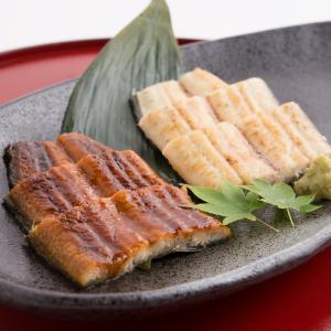 豊橋うなぎ 紅白味わいセット 鰻 〔長白焼×1尾 長蒲焼×1尾〕 株式会社夏目商店 愛知県 送料無料 ポイント消化