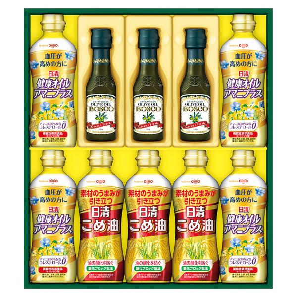 日清オイリオ ボスコオリーブオイル＆バラエティオイルセット  BM-50A【沖縄県・離島 配送不可】