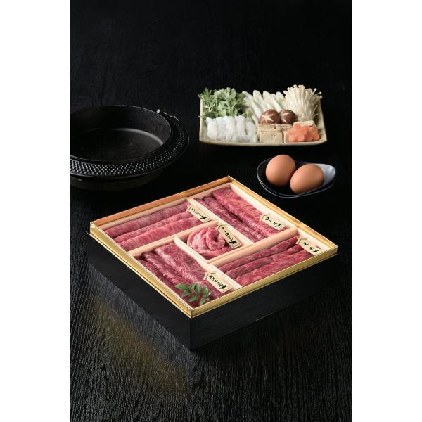 米沢牛・黒毛和牛　すき焼き用　詰合せ御膳　１５０×４／８０×１