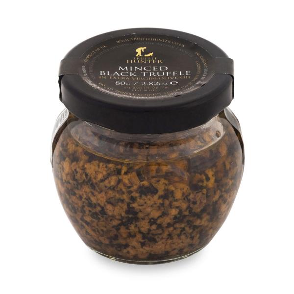 トリュフ 黒トリュフの刻み 80g トリュフ 瓶詰め オイル漬け トリュフハンター 高級 調味料 ト...