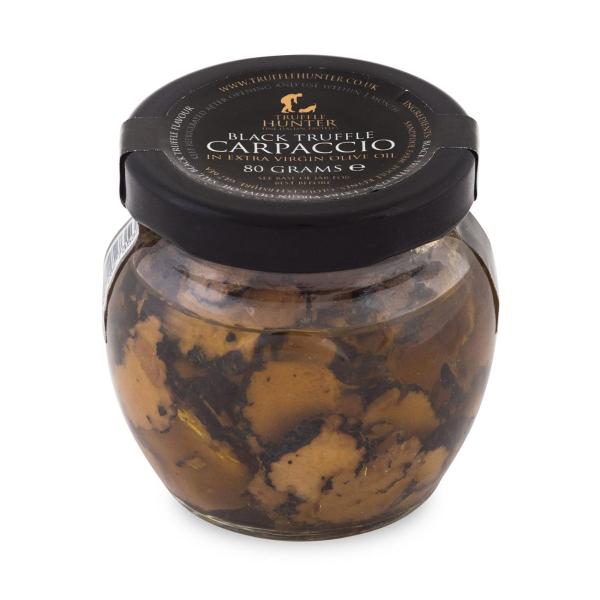 トリュフ 黒トリュフカルパッチョ 80g トリュフ 瓶詰め オイル漬け トリュフハンター 高級 調味...