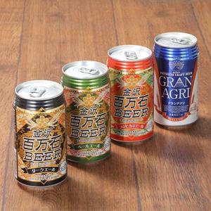 地ビール 白山の清らかな伏流水 豊かな大地の恵〈 金沢百万石ビール 〉4種：12本セット 送料無料 ...