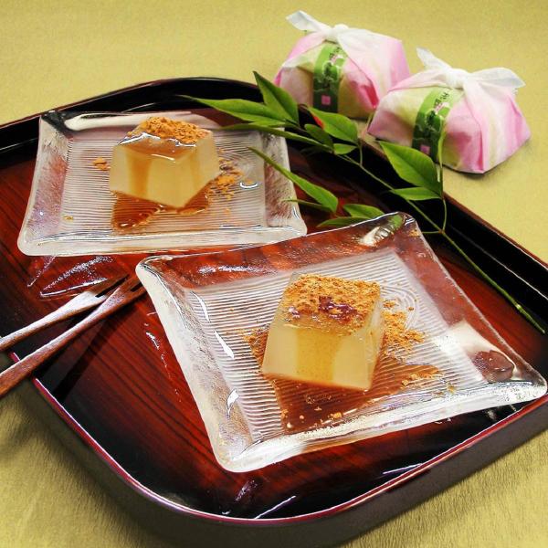 吉野の葛餅 8個入 葛もち くずもち 和菓子 風呂敷包み 黒蜜 きな粉 お菓子 スイーツ おやつ デ...