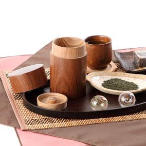 幸せの木「槐」を用いた茶筒　槐 茶筒（小） 送料無料 ポイント消化