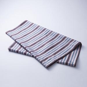 江戸時代から続く高級絹織物「甲斐絹」　「甲斐絹座」　甲斐絹ストール　太縞紫　株式会社甲斐絹座・山梨県...