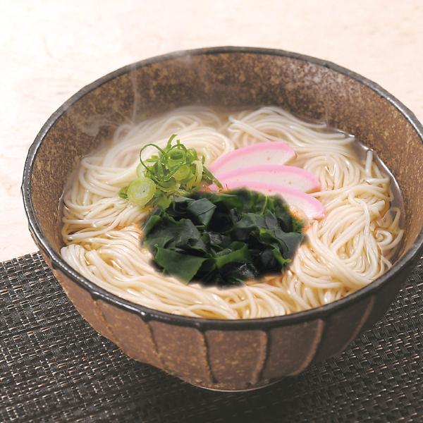 自家製 即席 手延べにゅうめん あごだし味 8食セット にゅうめん