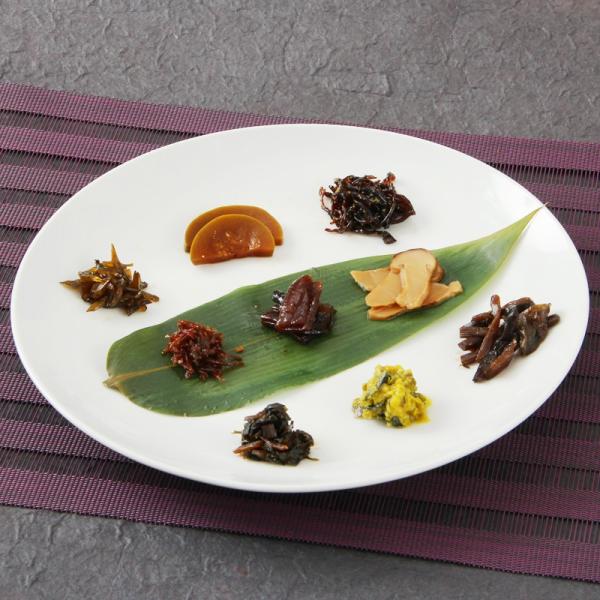 味楽選〔松茸しぐれ（釜飯の素）、げんこつ漬、松茸昆布、山椒ちりめん、葉わさび、山ぶき、ししゃもきくら...