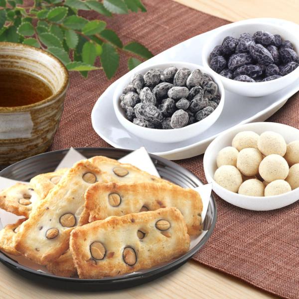 丹波黒のお茶と菓子セット 詰め合わせ お菓子 黒豆茶 京都 丹波黒豆 和菓子