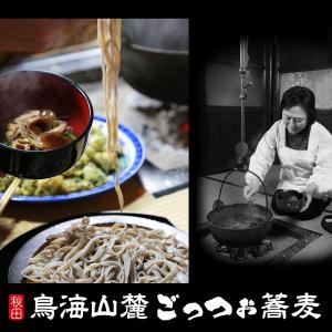 鍋セット 鳥海山麓 ごっつぉ蕎麦 比内地鶏 山菜鍋セット