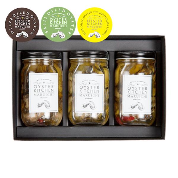 牡蠣オリーブオイル漬け 3種セット 3種 詰合せ 牡蠣 惣菜 オイル漬け 広島県産 かき おつまみ ...