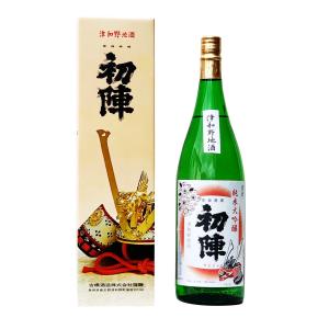 初陣純米大吟醸 箱入り 1800ml 純米大吟醸 日本酒 アルコール度数16度 津和野産 山田錦 島根 初陣蔵元古橋酒造